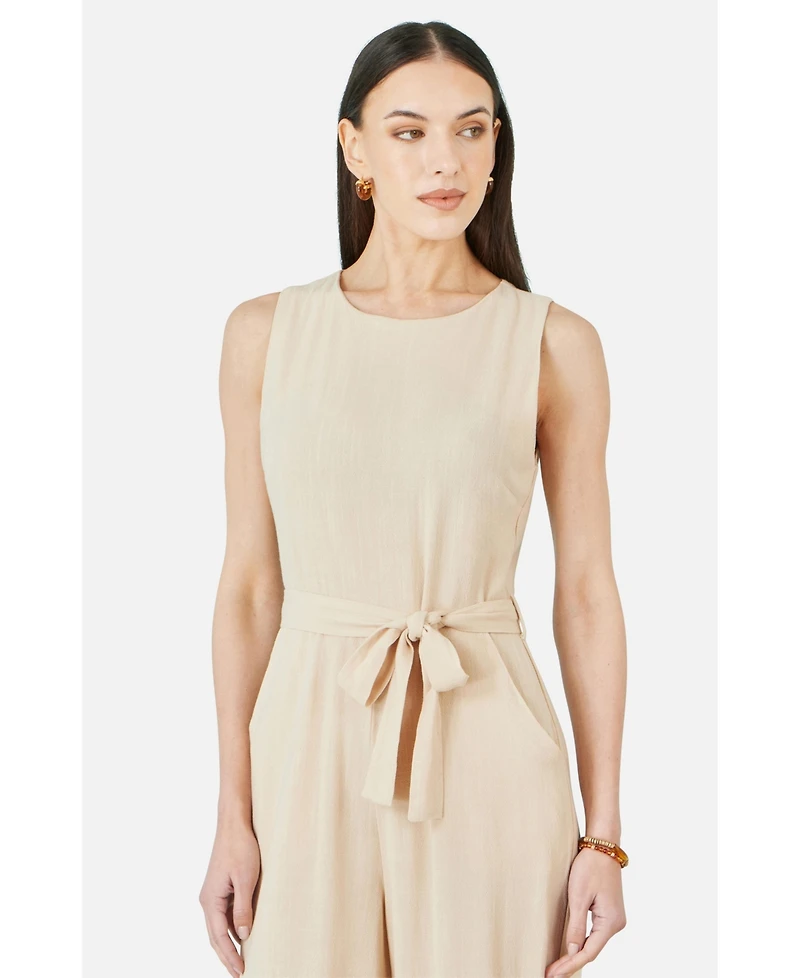 Yumi Women's Viscose Culotte Jumpsuit