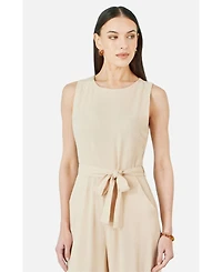 Yumi Women's Viscose Culotte Jumpsuit