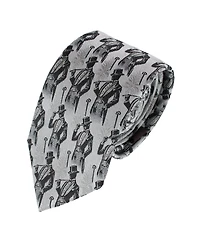 Trafalgar Ambrose Dapper Night Silk Formal End Suspenders and Necktie Set