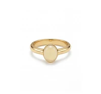 seree Halo Chalcedony Cabochon Ring