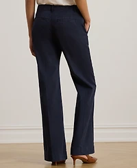 Lauren Ralph Petite High-Rise Flare Chino Pants
