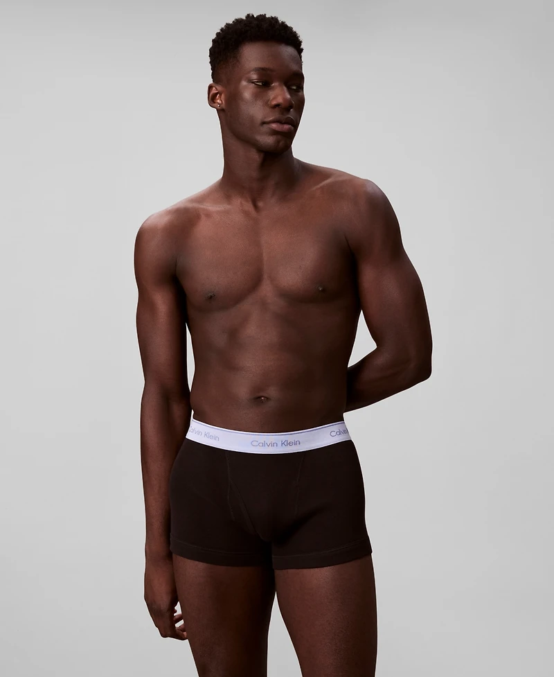 Calvin Klein Men's Cotton Classic Trunks, 5-Pack
