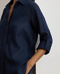 Lauren Ralph 100% Linen Shirt