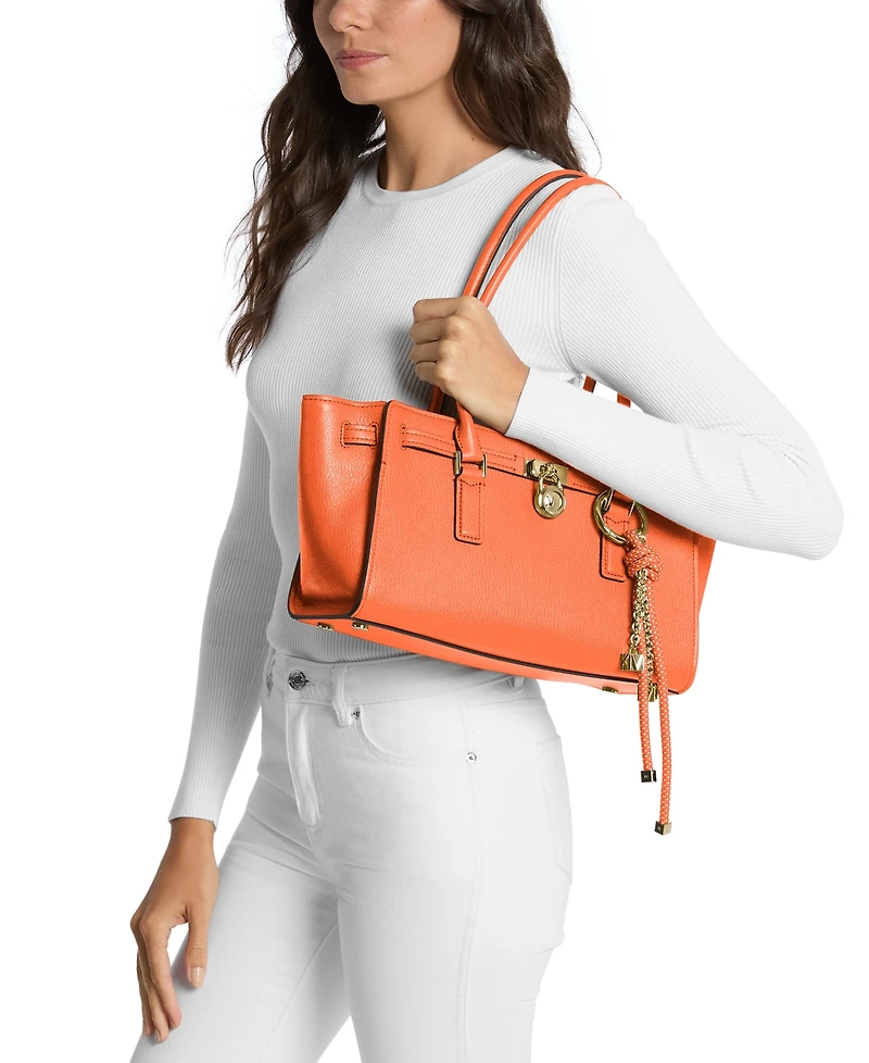 Michael Kors Hamilton Moderne Small Leather Satchel