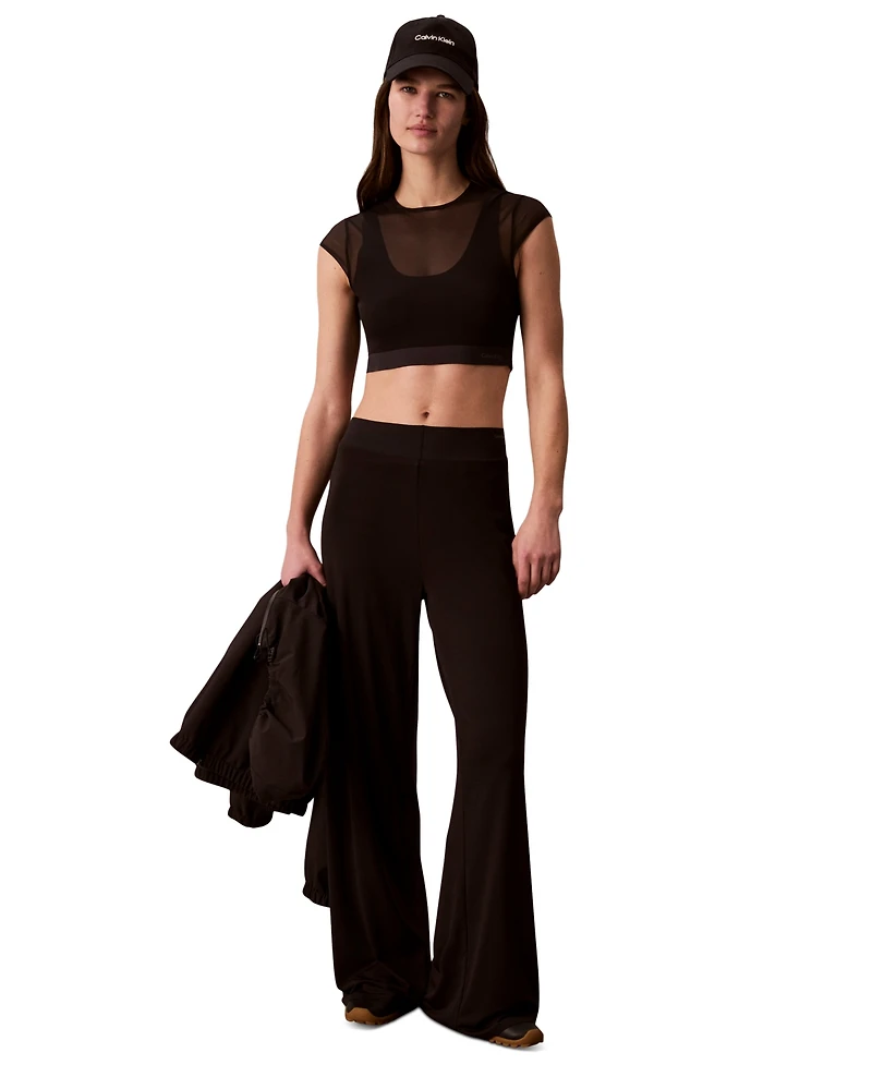 Calvin Klein Performance Women's Short-Sleeve Sport Sculpt Top