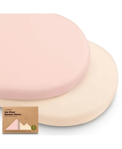 KeaBabies Bassinet Sheet for Baby Girls, Boys, 2-Pack Isla Fitted Sheets, Mattress Sheets