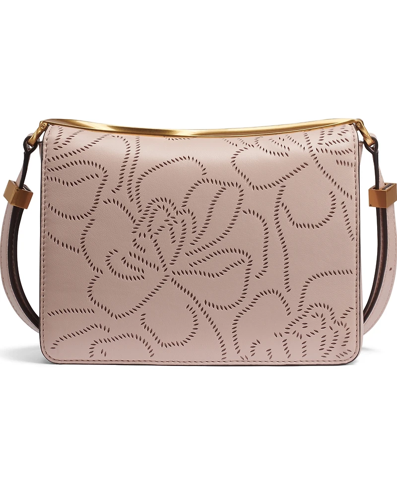 Donna Karan New York Jericho Floral Perforated Medium Shoulder Bag