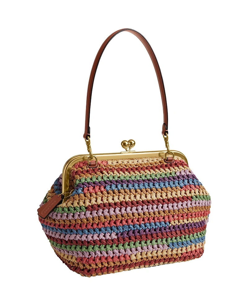 Coach Small Kisslock Frame Bag