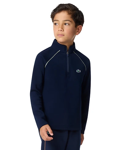Lacoste Boys' 10-16 Long-Sleeve Half-Zip Golf Top