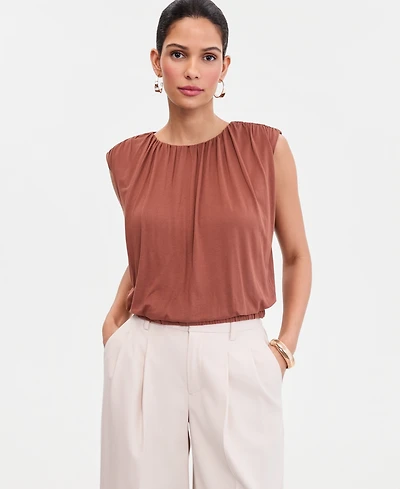 I.n.c. International Concepts Women's Sleeveless Blouson Top, Macy's Exclusive