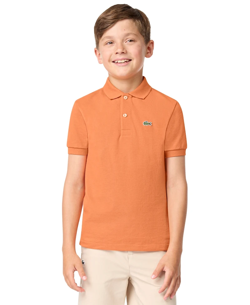 Lacoste Big Boys Cotton Petit Pique Polo Shirt