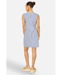 Yumi Women's Stripe Cotton Shift Dress