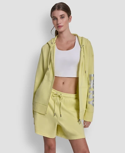 Dkny Sport Women's Regular-Fit Full Zip Hoodie