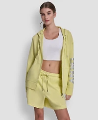 Dkny Sport Women's Regular-Fit Full Zip Hoodie