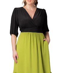 Kiyonna Plus Danica Maxi Dress