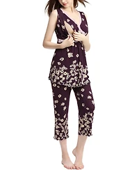 kimi + kai Maternity Eeva Nursing Pajama Set