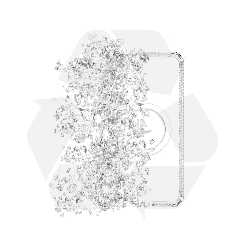 ITSkins Hybrid_R Clear MagSafe Case for Samsung Galaxy S25