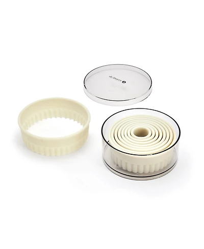 De Buyer 9-Piece Round Fluted Cutters