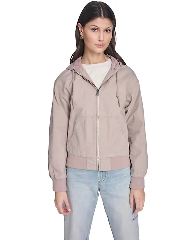 Levi's Women's Relaxed Hooded Bomber Jacket