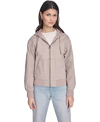 Levi's Women's Relaxed Hooded Bomber Jacket