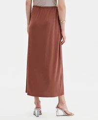 I.n.c. International Concepts Women's Side-Tie Knit Midi Skirt, Macy's Exclusive