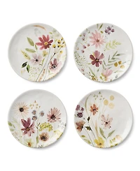 Certified International Wildflowers Salad Plates, Set of 4