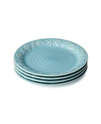 Certified International Coastline Salad Plates, Set of 4