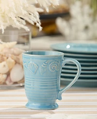 Certified International Coastline Mugs, Set of 4