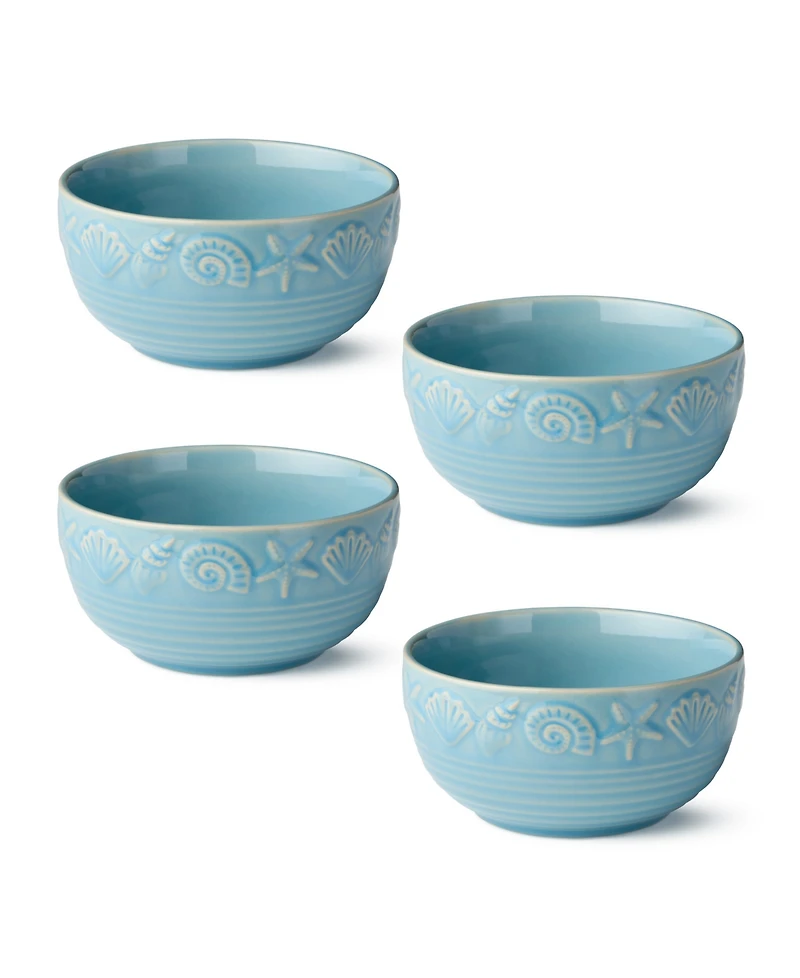 Certified International Coastline Cereal Bowls, Set of 4