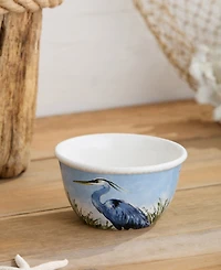 Certified International Coastal Birds Ice Cream Bowls, Set of 4