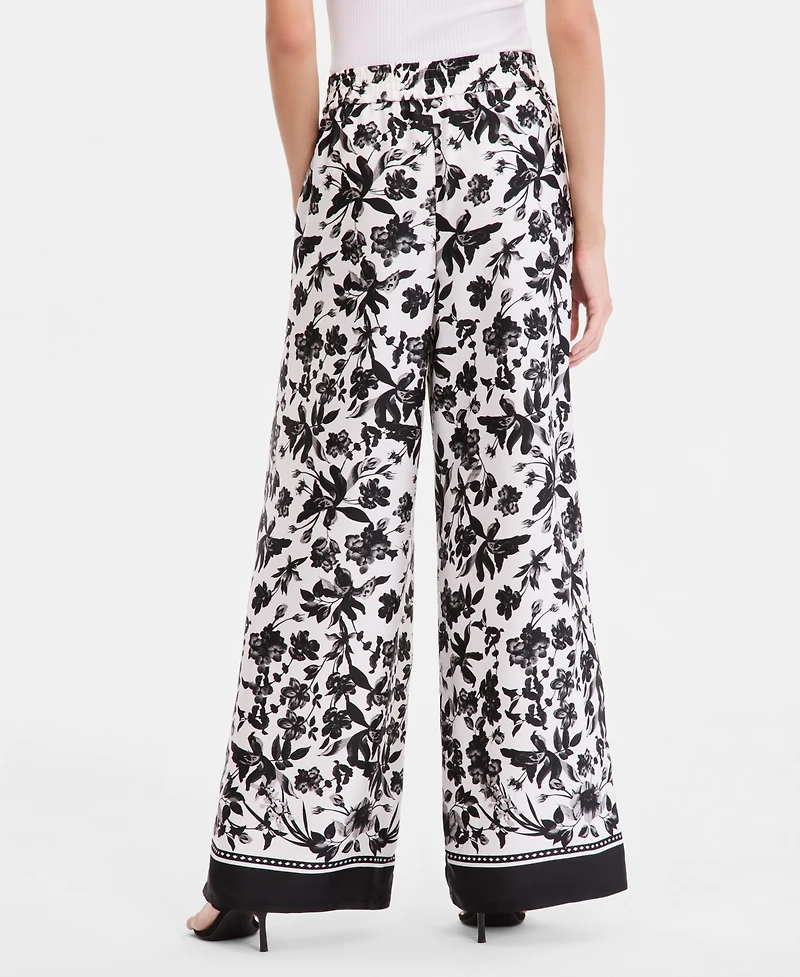 I.n.c. International Concepts Women's Printed Twill Pants, Macy's Exclusive