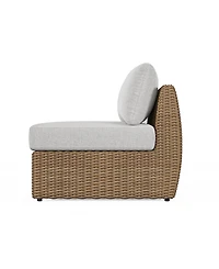 Sculptura 30" Aluminum Outdoor Armless Club Chair, Created for Macy's