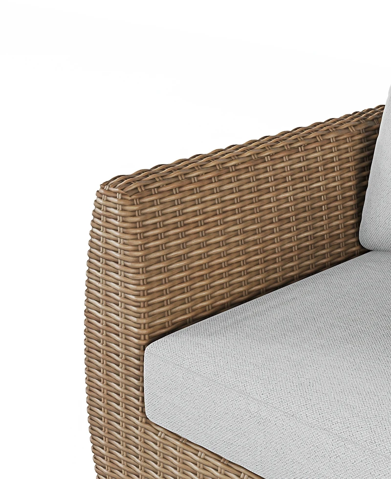 Sculptura 42" Aluminum Outdoor Swivel Club Chair, Created for Macy's