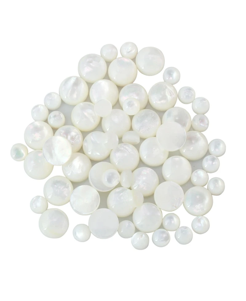 American West Jewelry Sterling Silver Mother of Pearl Fritz Casuse Oval Gemstone Naja Earrings