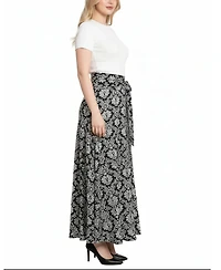 Ny Collection Women's Maxi Skirt