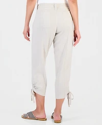 Style & Co Petite Cropped Tie-Hem Pants, Macy's Exclusive