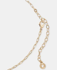 Anne Klein Stationed Stone Statement Necklace, 16" + 3" extender