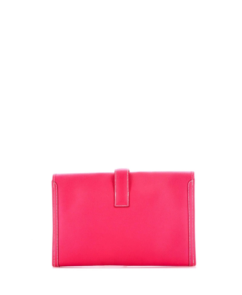 Pre-Owned HERMES Pm Jige Clutch Epsom