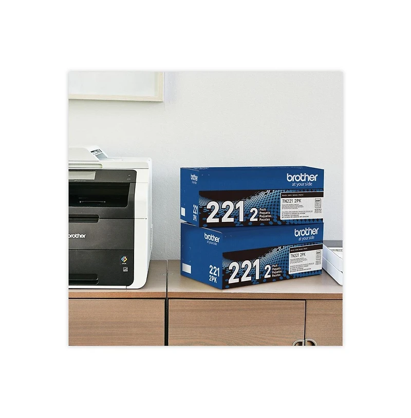 Brother TN2212PK 2,500 Page-Yield Toner - (2/Pack