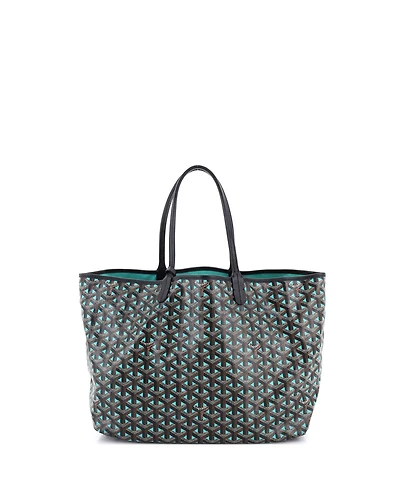 Pre-Owned Goyard Pm Saint Louis Tote Claire Voie Coated Canvas