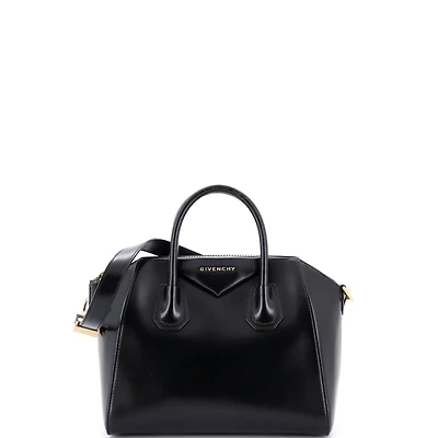 Pre-Owned Givenchy Small Antigona Bag Glazed Leather