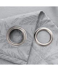 Rt Designers Collection 100% Polyester 270 Gsm Reba Luxury Jacquard Blackout Grommet Curtain Panel 54" x 90'