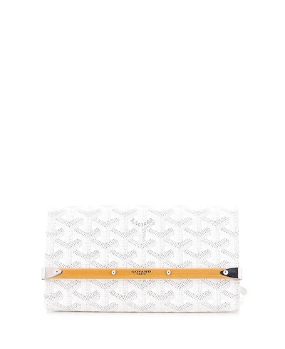 Pre-Owned Goyard Mini Monte Carlo Clutch Coated Canvas