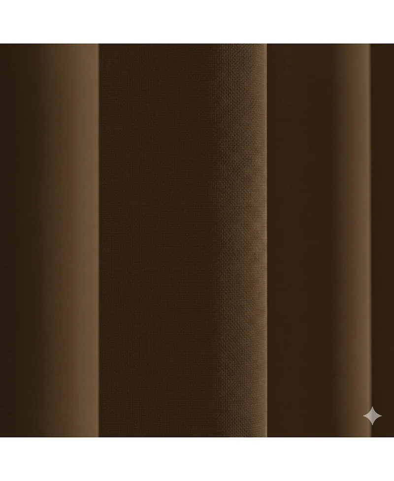 Rt Designers Collection 100% Polyester Twilight Blackout Rod Pocket Curtain Panel 54" x 90