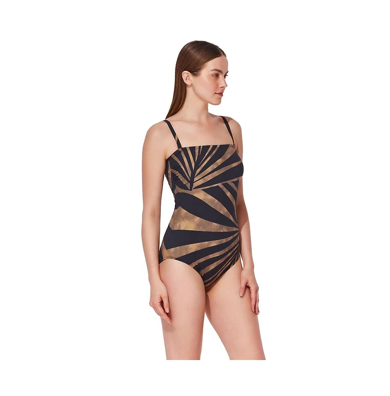 Gottex Women's Desert Queen Bandeau One-Piece Swimsuit