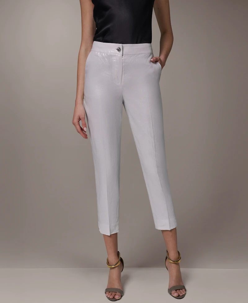 Donna Karan New York Women's Straight Leg Mid-Rise Pants