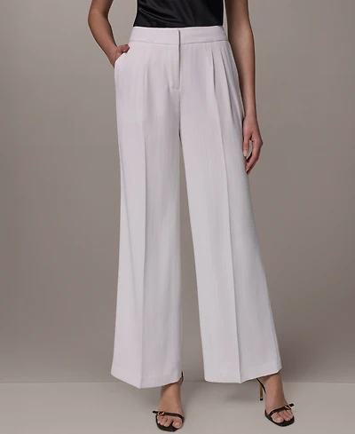 Donna Karan New York Women's High-Waist Wide Leg Pants