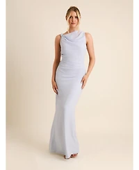Six Stories Women's Twist Asym Chiffon Bridesmaid Dress