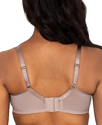 Curvy Couture Women's Sheer Mesh Full Coverage Unlined Underwire Bra