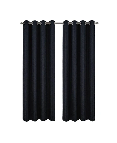 Rt Designers Collection 100% Polyester 140 Gsm Lava Jacquard Grommet Curtain Panel 54" x 84